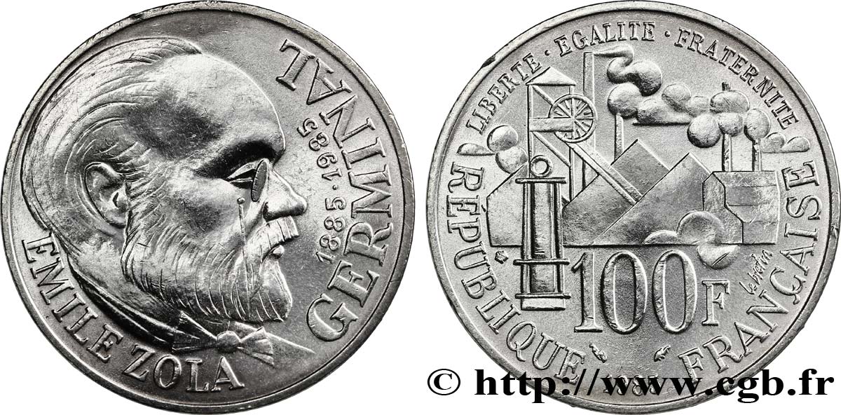 100 francs Émile Zola 1985  F.453/2 MS63 
