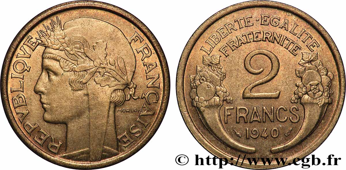 2 francs Morlon 1940  F.268/13 SC63 