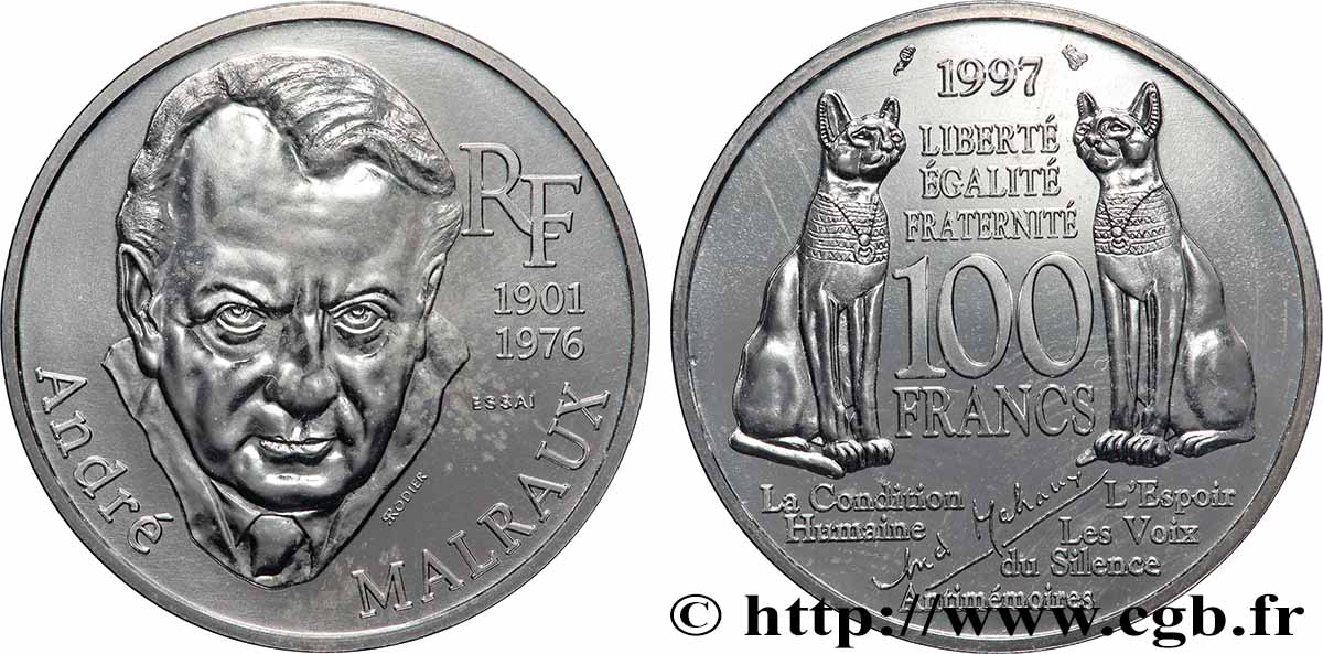 Essai de 100 francs Malraux 1997 Paris F.465/1 MS 