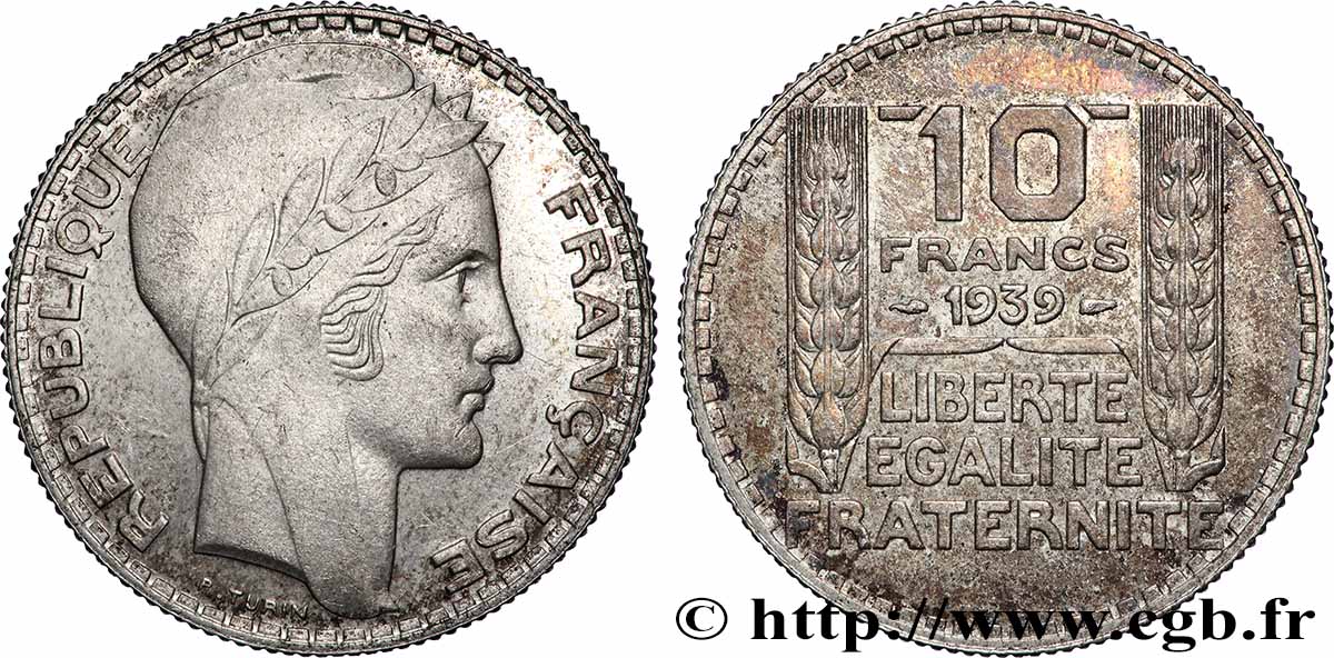 10 francs Turin 1939  F.360/10 VZ62 