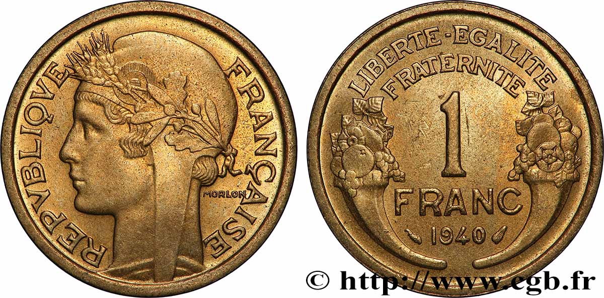 1 franc Morlon 1940 Paris F.219/11 fST63 