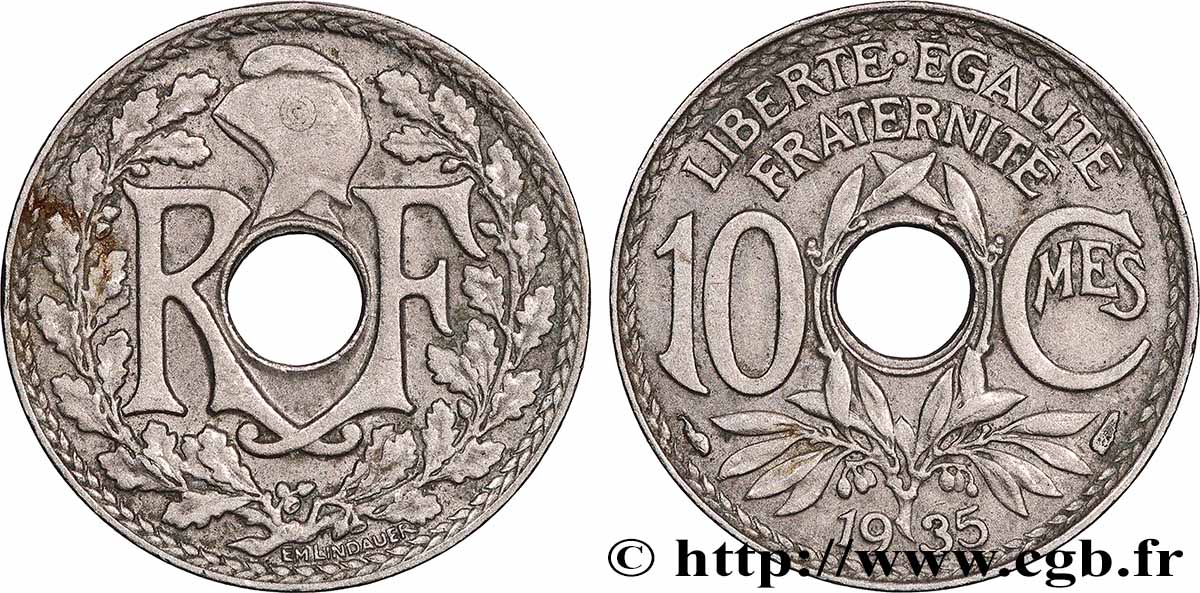 10 centimes Lindauer 1935  F.138/22 fVZ 