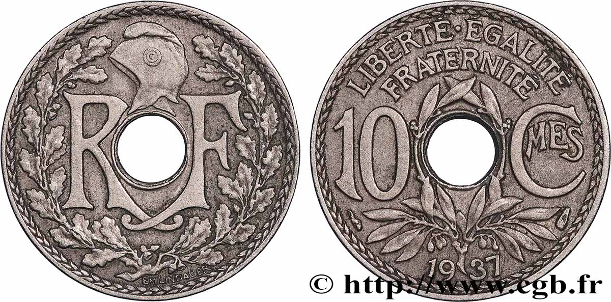 10 centimes Lindauer 1937  F.138/24 SUP 