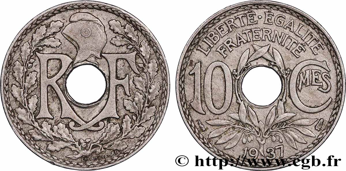 10 centimes Lindauer 1937  F.138/24 AU 
