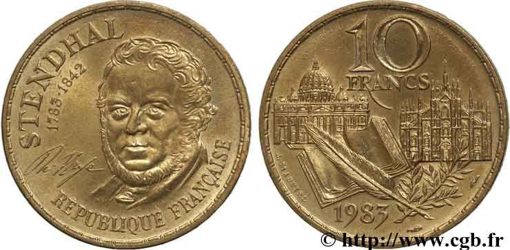 10 francs Stendhal 1983  F.368/2 EBC60 