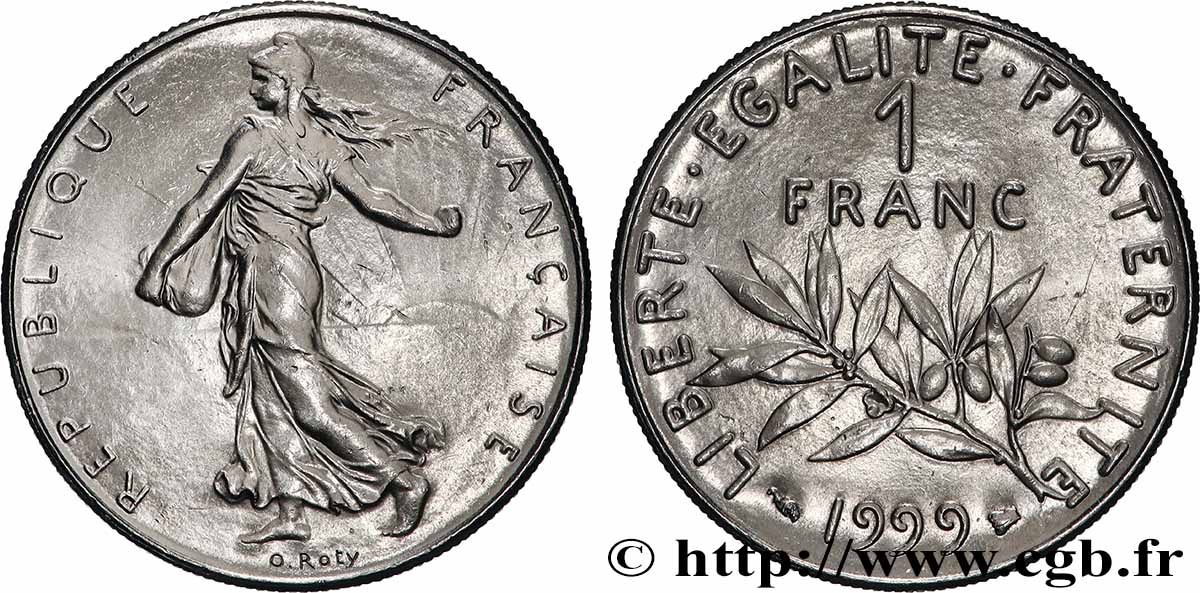 1 franc Semeuse, nickel 1999 Pessac F.226/47 fST 