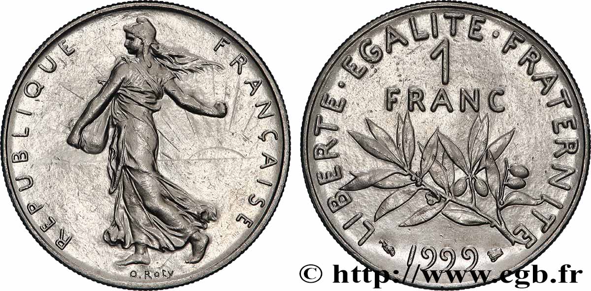 1 franc Semeuse, nickel 1999 Pessac F.226/47 SUP+ 