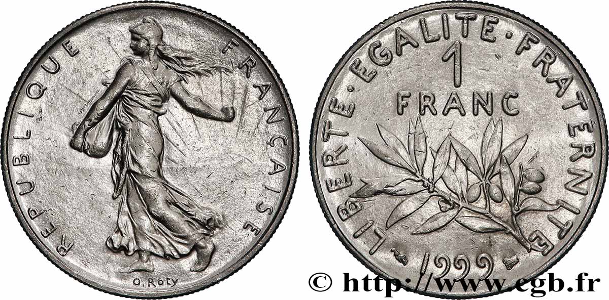 1 franc Semeuse, nickel 1999 Pessac F.226/47 MS 