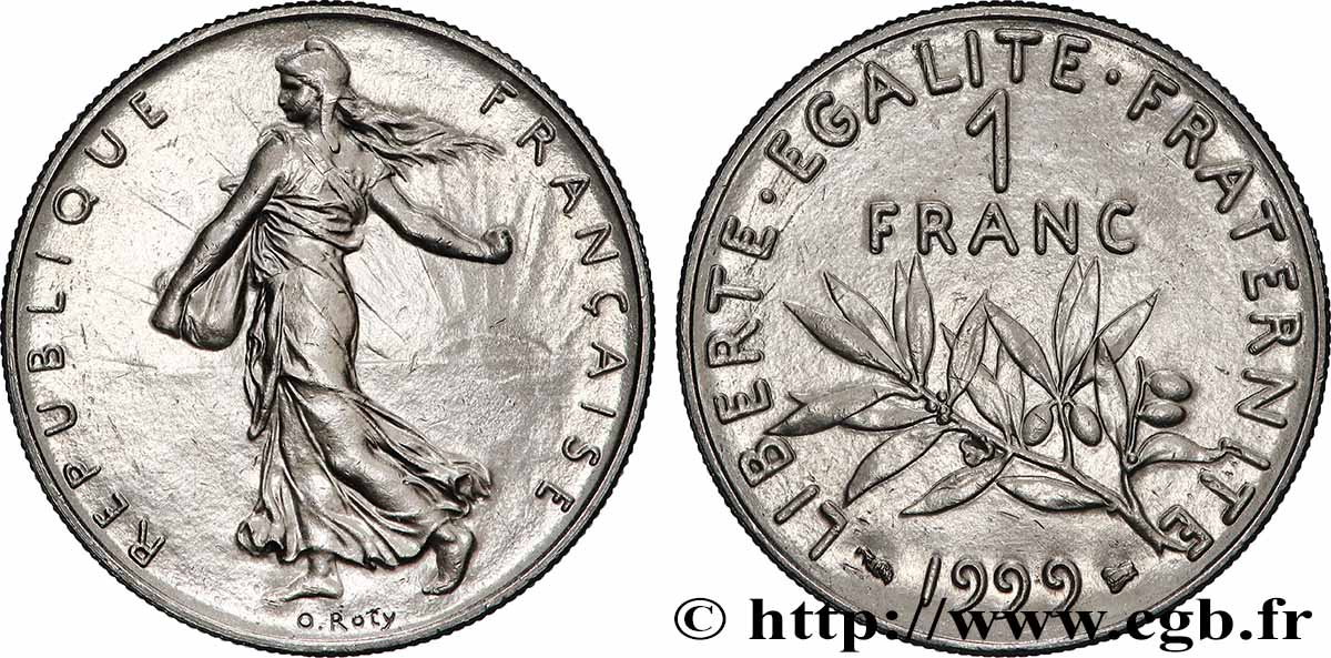 1 franc Semeuse, nickel 1999 Pessac F.226/47 SPL+ 