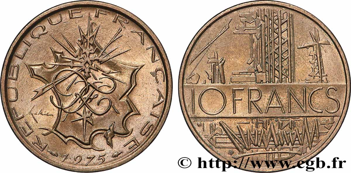 10 francs Mathieu 1975 Pessac F.365/3 AU 