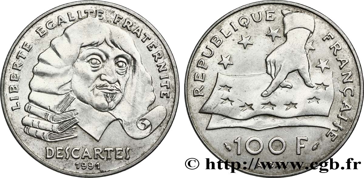 100-francs-ren-descartes-1991-f-459-2-fmd-111109-modernes