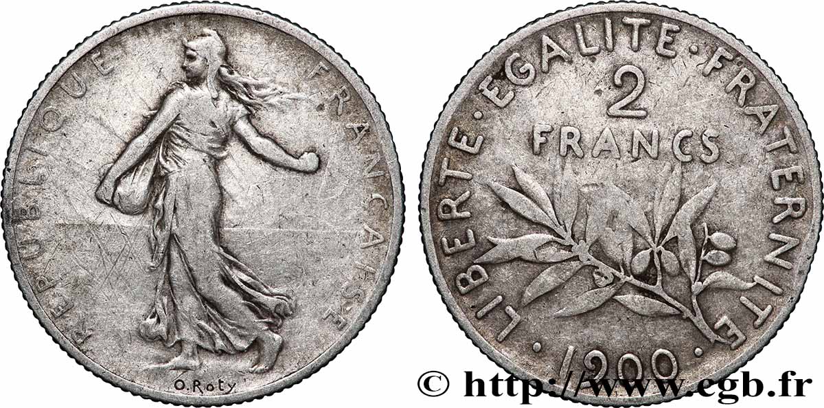 2 francs Semeuse 1900  F.266/4 TB 