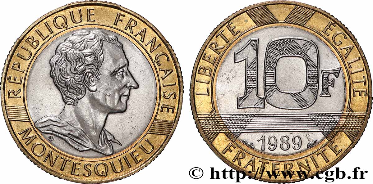 10 francs Montesquieu 1989  F.376/2 SC 