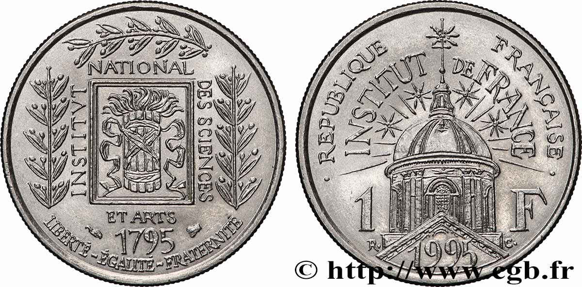 1 franc Institut de France 1995  F.230/2 MS 