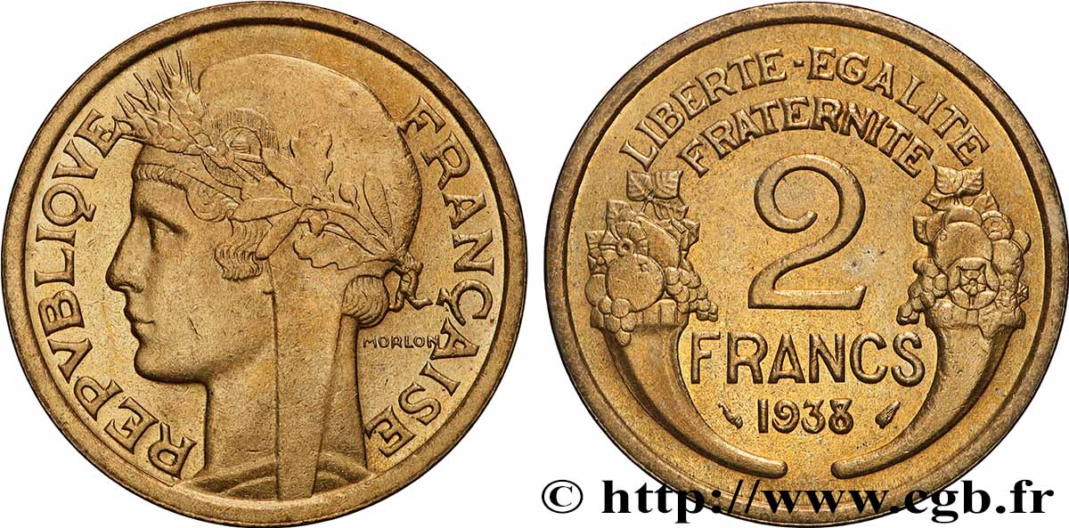 2 francs Morlon 1938  F.268/11 AU 
