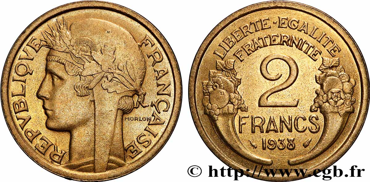 2 francs Morlon 1938  F.268/11 AU 