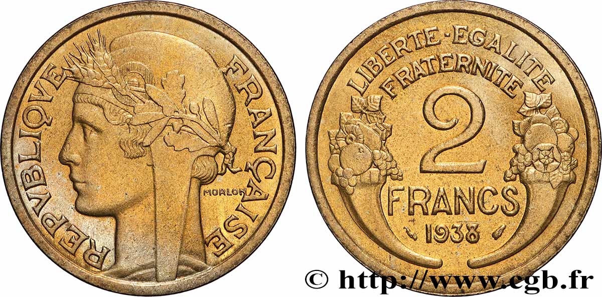 2 francs Morlon 1938  F.268/11 AU 