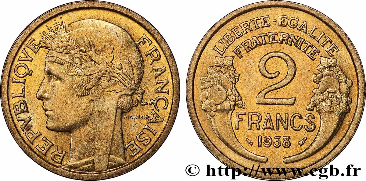 2 francs Morlon 1938  F.268/11 AU 