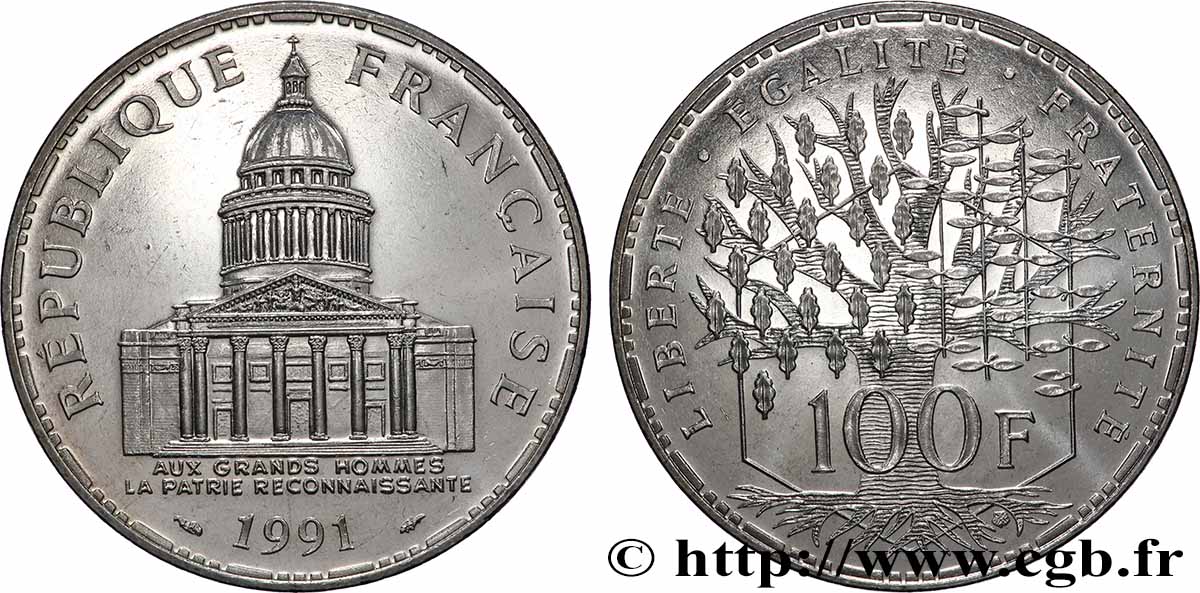 100 francs Panthéon 1991  F.451/11 SPL 
