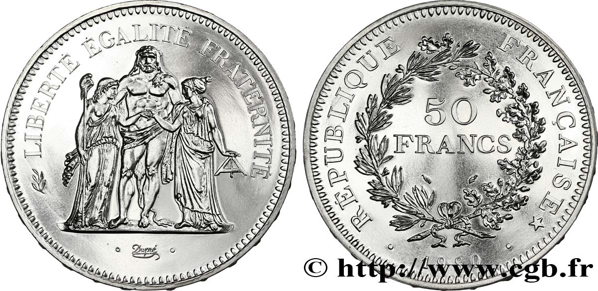 50 francs Hercule 1980  F.427/8 FDC65 