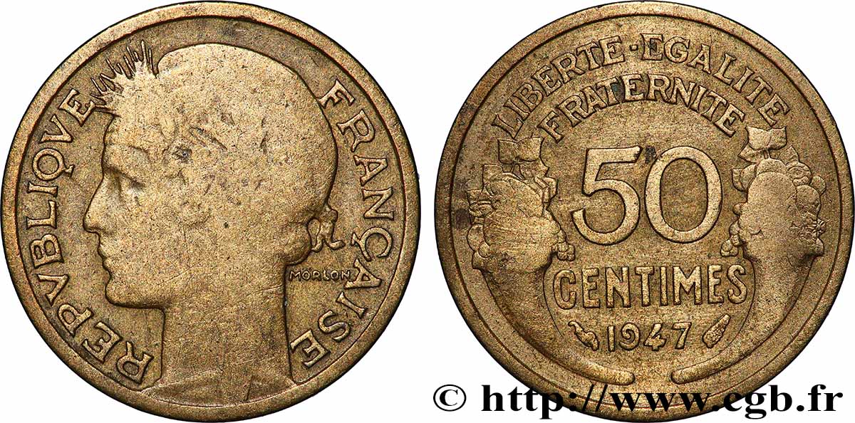 50 centimes Morlon 1947  F.192/19 B+ 