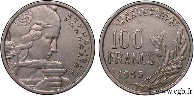 100 francs Cochet 1955  F.450/4 TTB40 