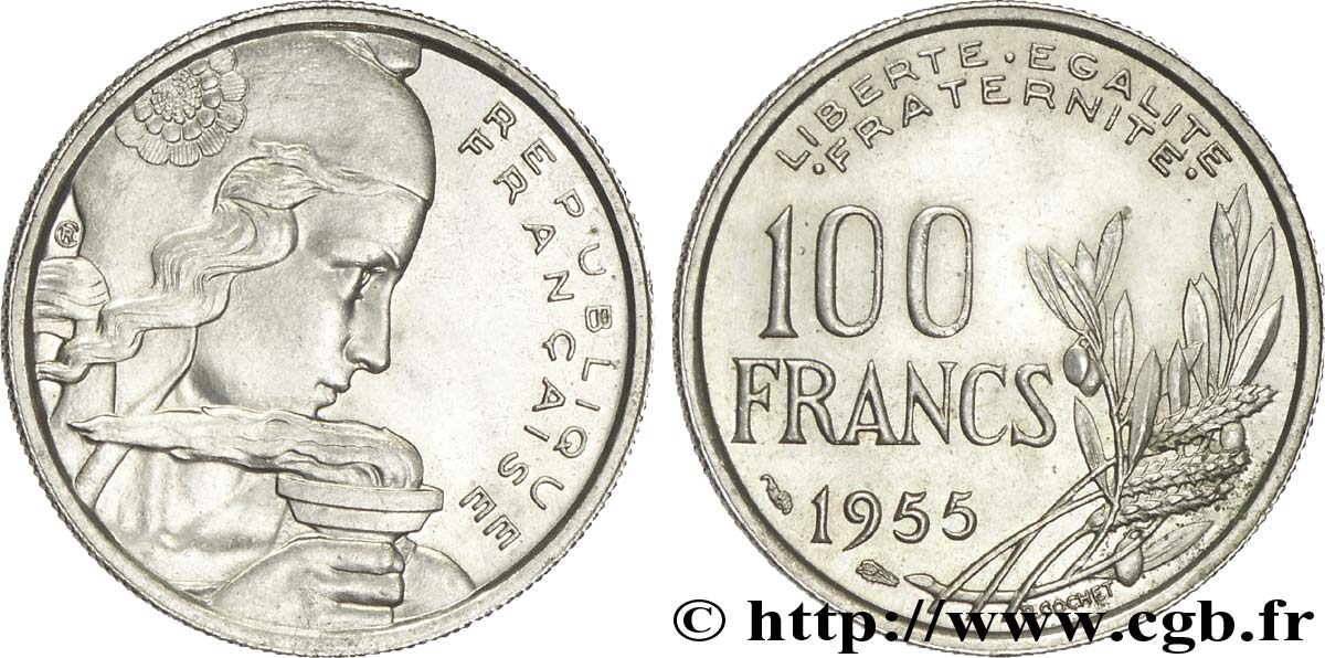 100 francs Cochet 1955  F.450/4 fST63 