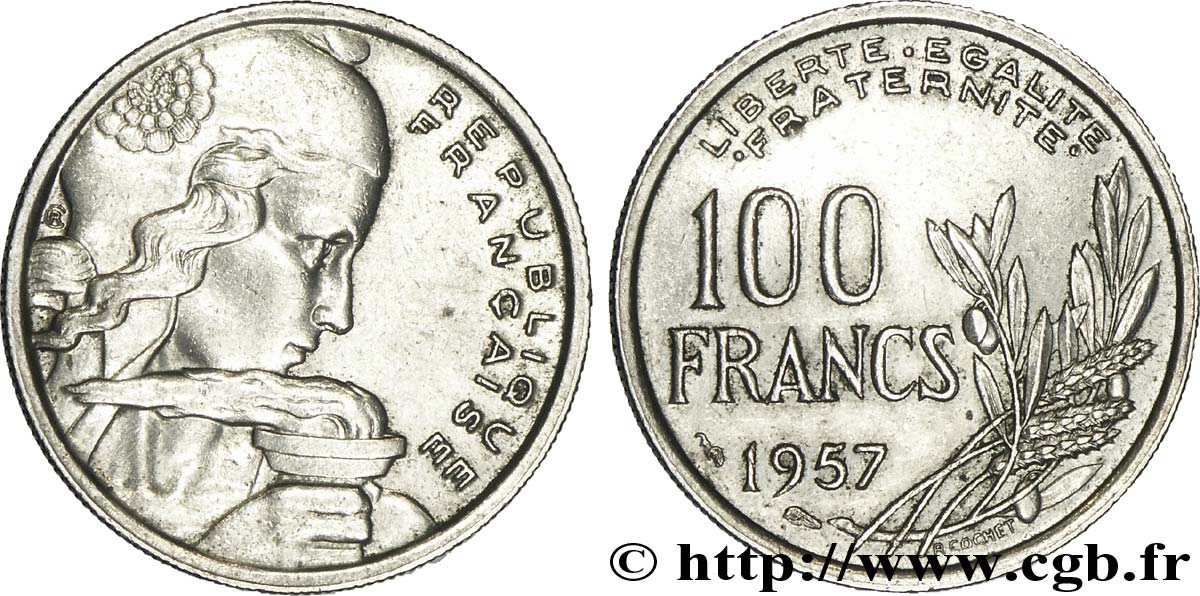 100 francs Cochet 1957  F.450/10 MBC45 