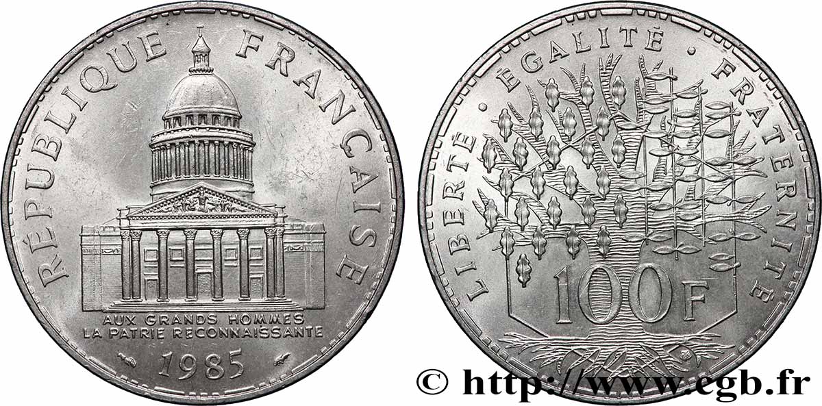 100 francs Panthéon 1985  F.451/5 SPL 