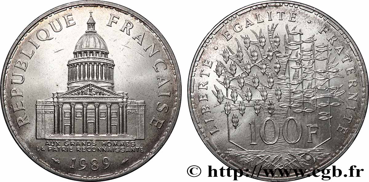 100 francs Panthéon 1989  F.451/9 SPL 