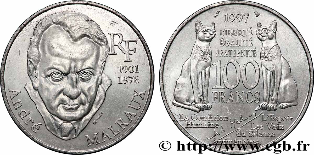 100 francs Malraux 1997  F.465/2 SUP+ 