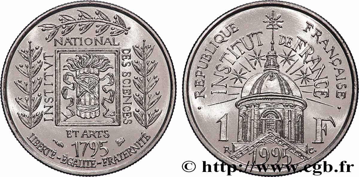 1 franc Institut de France 1995  F.230/2 MS 