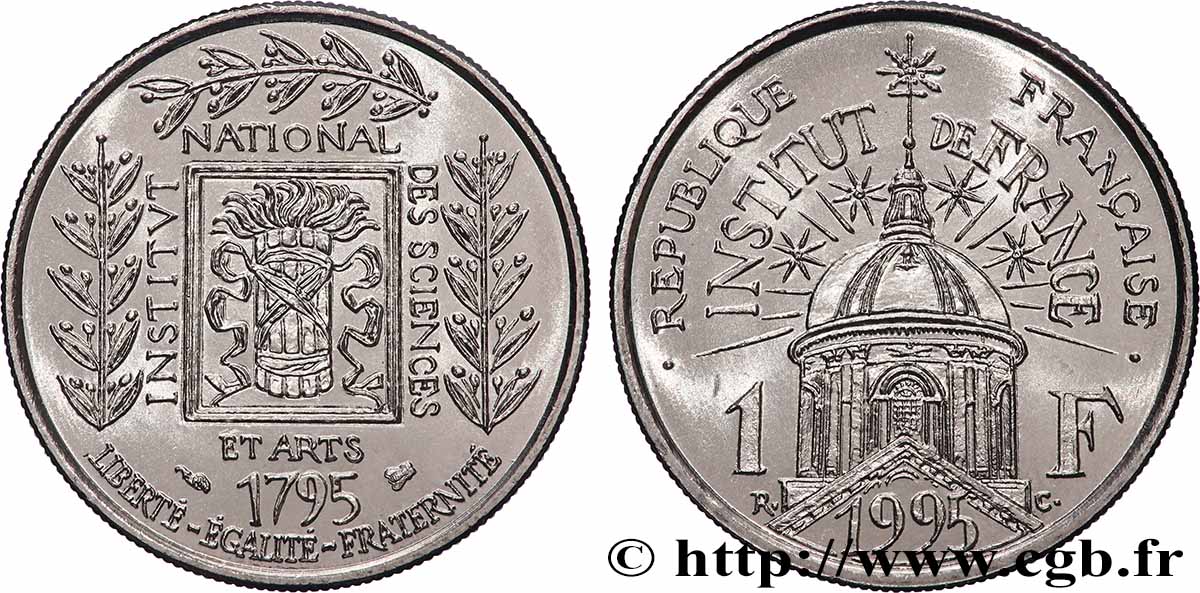 1 franc Institut de France 1995  F.230/2 MS 