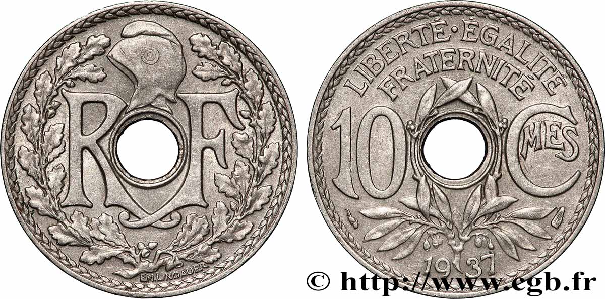 10 centimes Lindauer 1937  F.138/24 SPL 