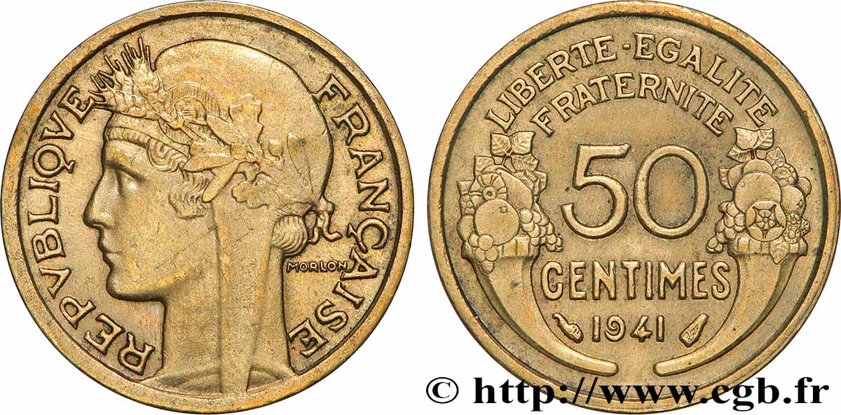 50 centimes Morlon 1941  F.192/18 MS 