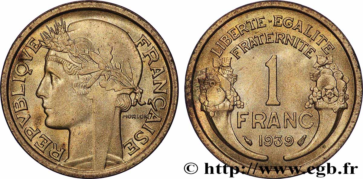 1 franc Morlon 1939 Paris F.219/10 MS 