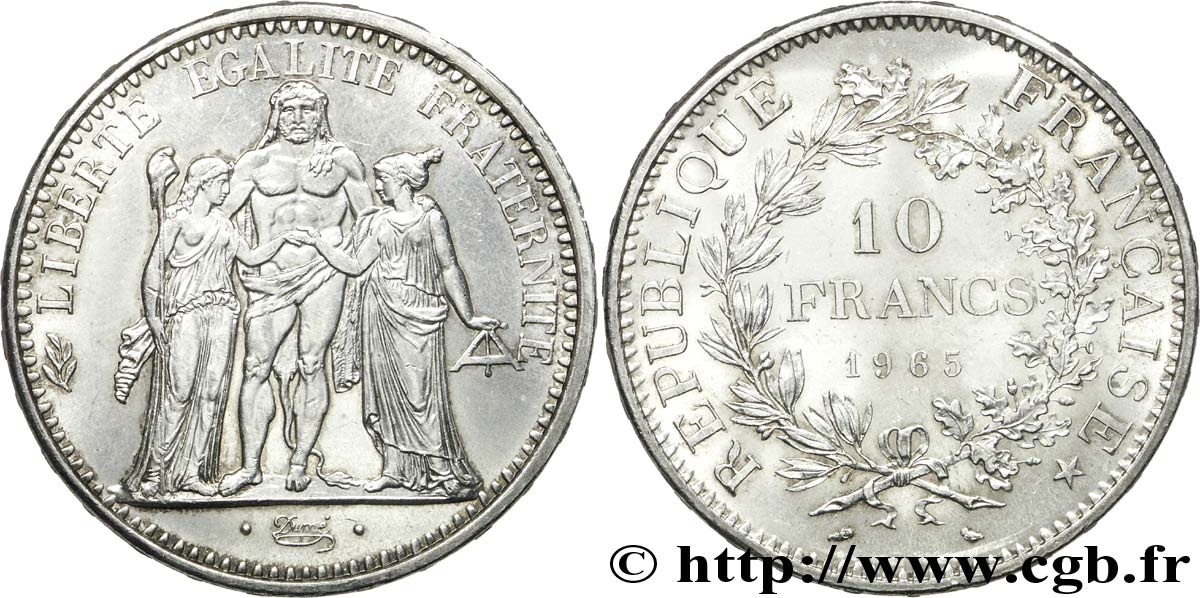 10 francs Hercule 1965  F.364/3 SPL63 