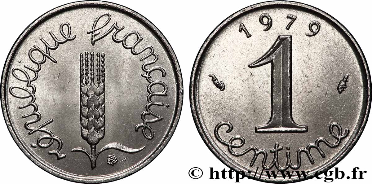 1 centime Épi 1979 Pessac F.106/35 VZ+ 