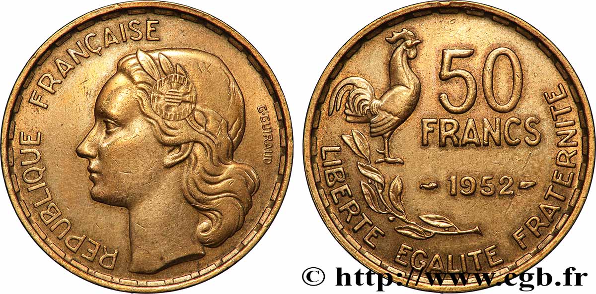 50 francs Guiraud 1952  F.425/8 VZ 