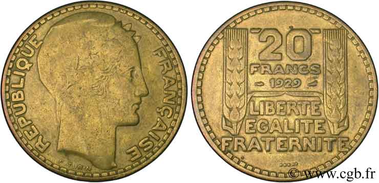 20 francs Turin 1929 F.400/2 fmd_374115 Modernes