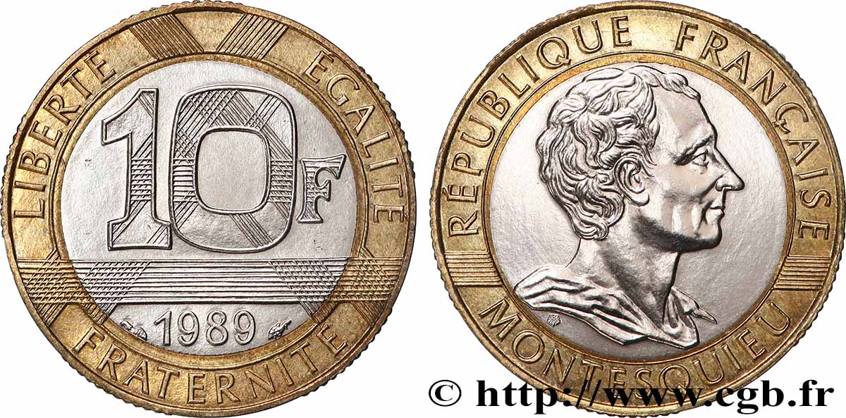10 francs Montesquieu 1989  F.376/2 MS 