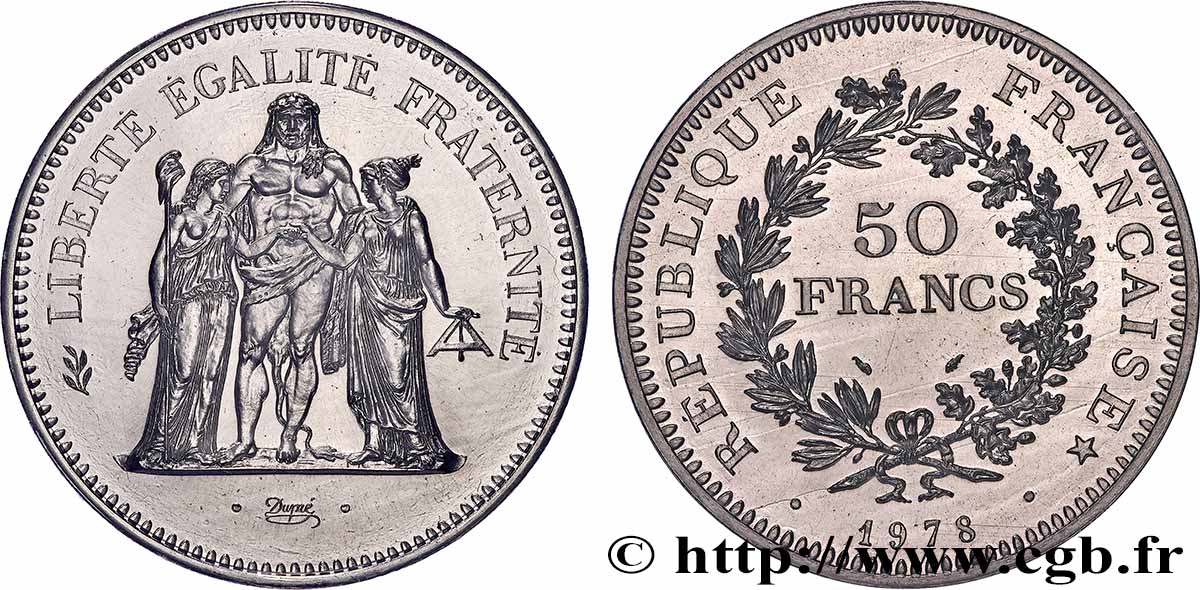 50 francs Hercule 1978  F.427/6 FDC 