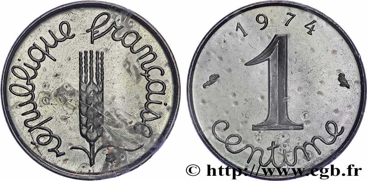 1 centime Épi 1974 Pessac F.106/25 ST 