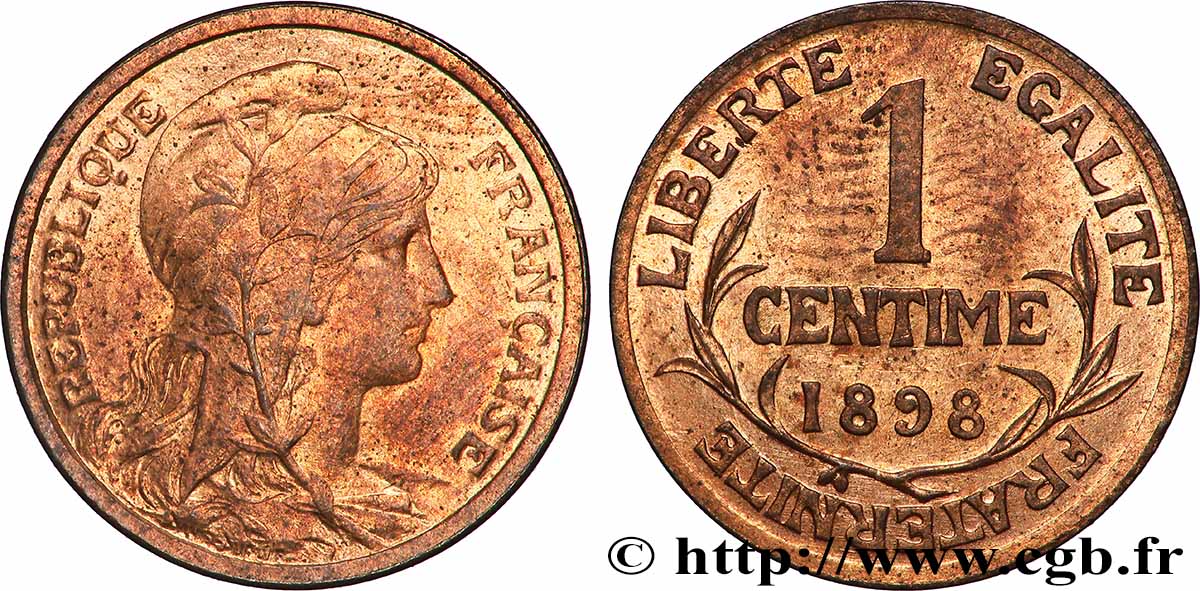 1 centime Daniel-Dupuis 1898 Paris F.105/1 SUP60 