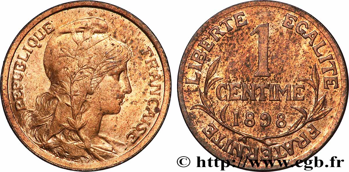 1 centime Daniel-Dupuis 1898 Paris F.105/1 TTB+ 
