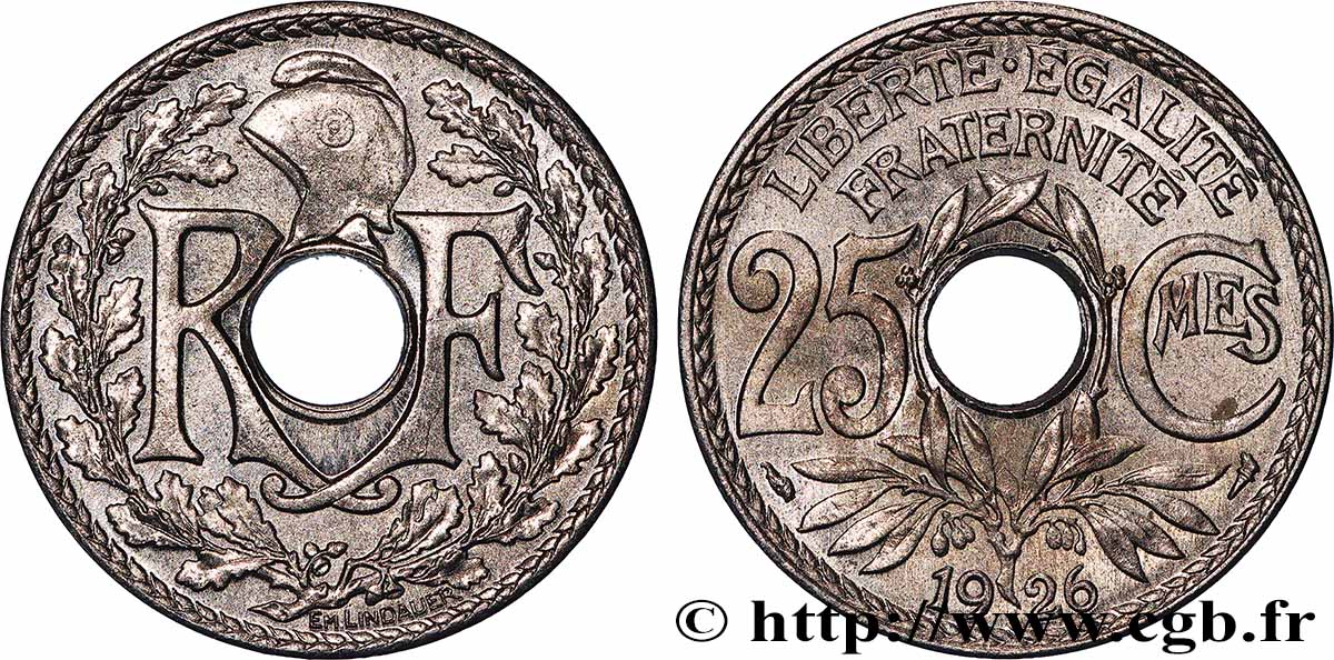 25 centimes Lindauer 1926  F.171/10 AU 