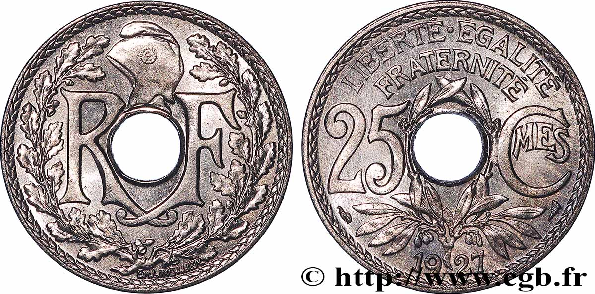 25 centimes Lindauer 1927  F.171/11 MS 