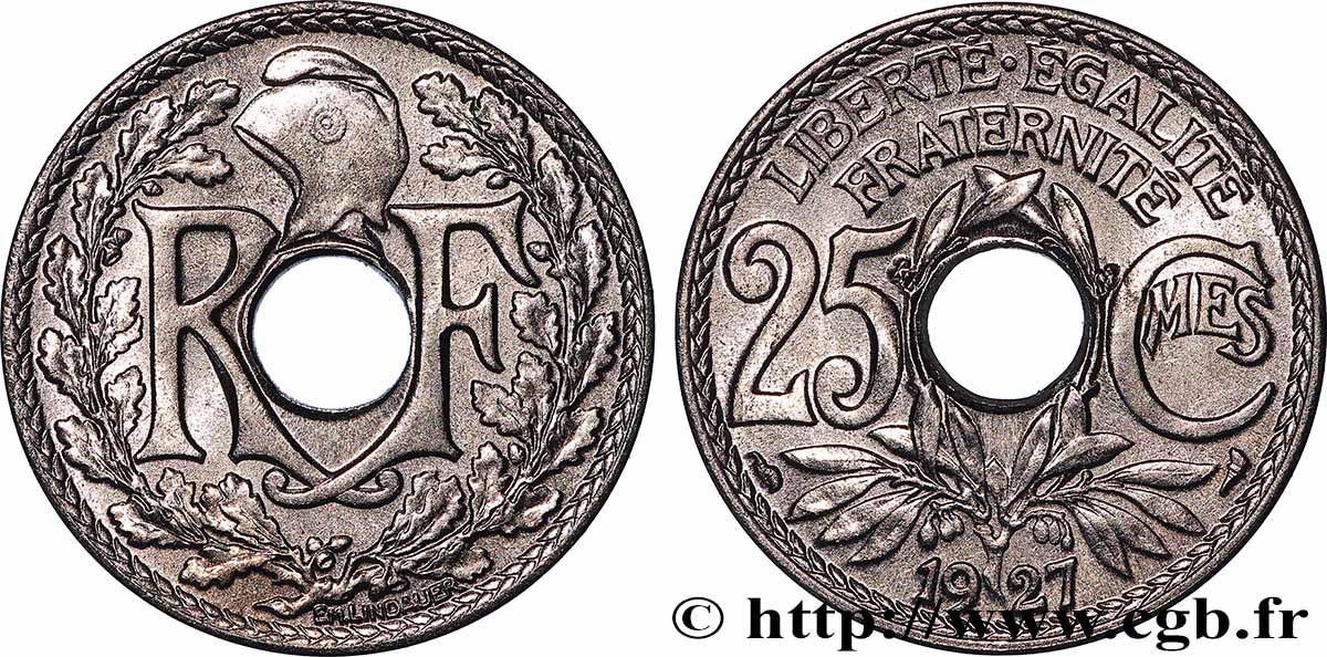 25 centimes Lindauer 1927  F.171/11 MS 