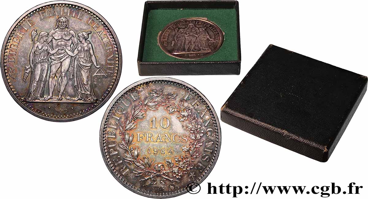 Essai de 10 francs Hercule 1964 Paris F.364/2 SPL+ 