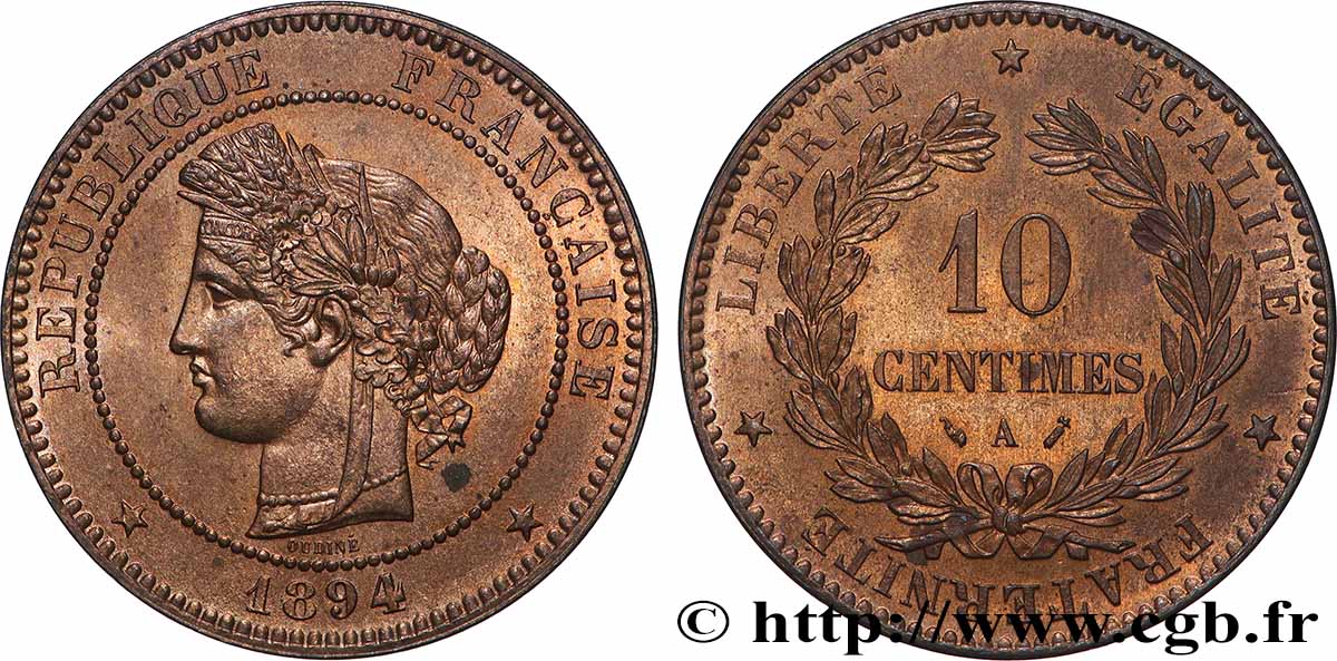 10 centimes Cérès 1894 Paris F.135/39 MS 